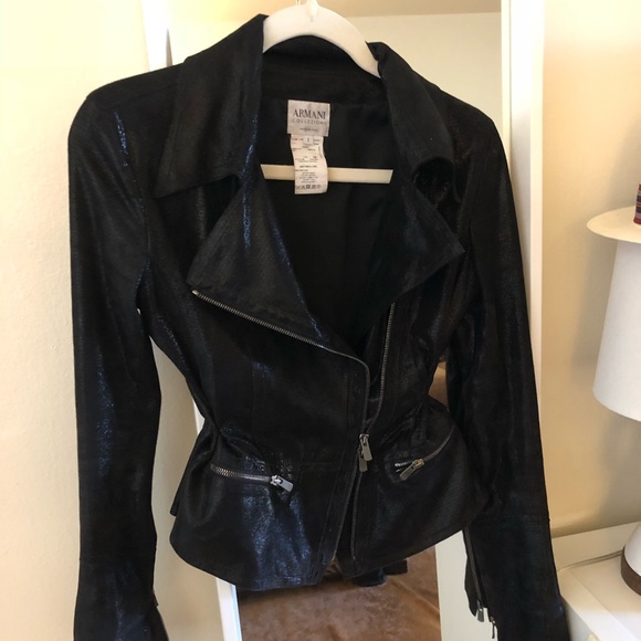 Armani Collezioni leather jacket ♠️ - Picture 3 of 8